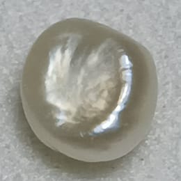 Real Natural Pearl 0.87 Carat Danat Lab Certified 133796/ Hirco Lab Certificate No: 0500162487