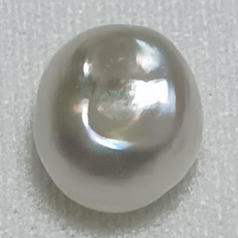 Real Natural Pearl 3.38 Carat Danat Lab Certified 133876/ Hirco Certificate No: 0500052438