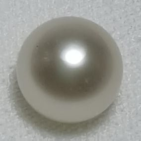 Real Natural Pearl 2.52 Carat Danat Lab Certified 133877/ Hirco Certificate No: 0400052452