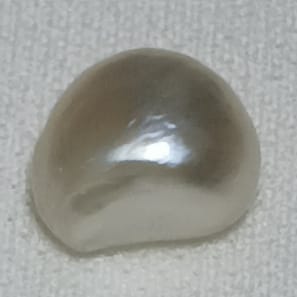 Real Natural Pearl 3.58 Carat Danat Lab Certified 110141/ Hirco Certificate No: 0300042358