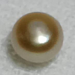 Real Natural Pearl 0.36 Carat Danat Lab Certified 133978/ Hirco Certificate No: 0500082436